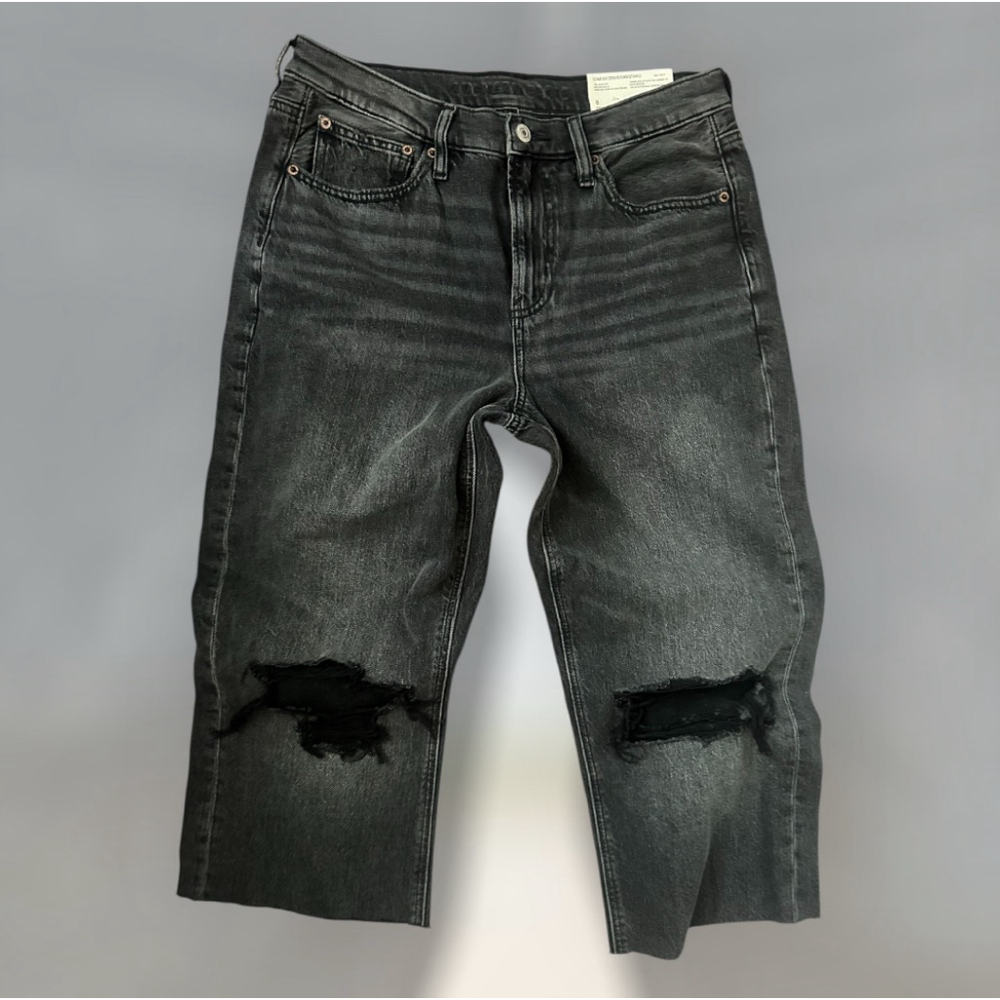 American Eagle Black Bootcut Jeans Size 8